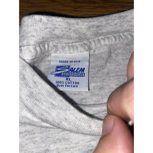 Vintage 1991 Salem Sportswear Pittsburgh Penguins 1991 Stanley Cup Champs Shirt - Picture 4 of 4